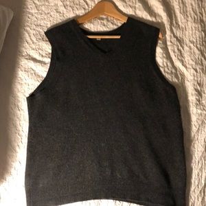 Uniqlo sweater vest. Too small for me now.